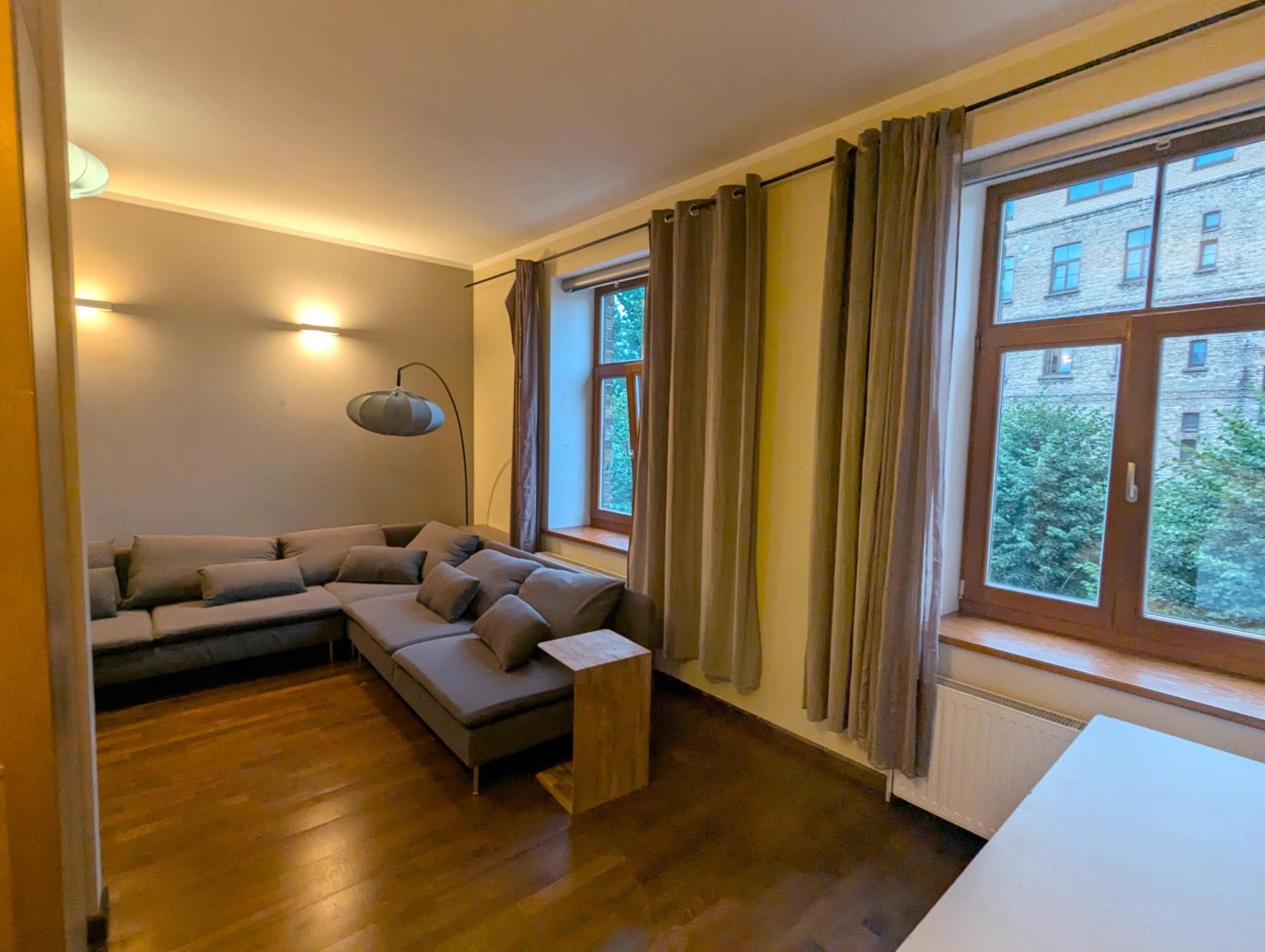 ריגה Midcentury Modern, Quiet, 40M Studio With Bath מראה חיצוני תמונה