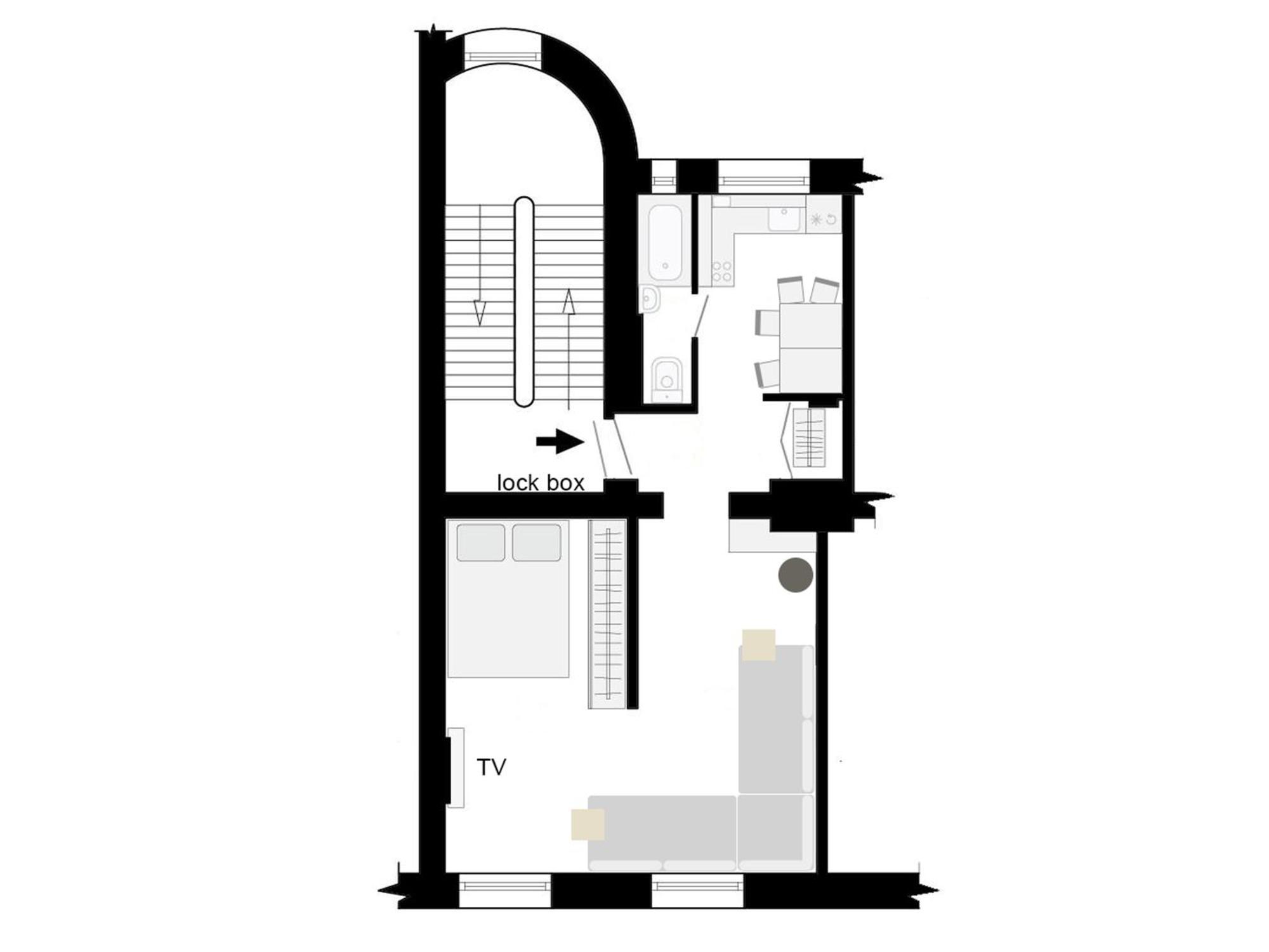ריגה Midcentury Modern, Quiet, 40M Studio With Bath מראה חיצוני תמונה